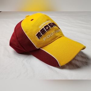 Washington Redskins Double Logo NFL Adult Hat Cap Adjustable Hook & Loop